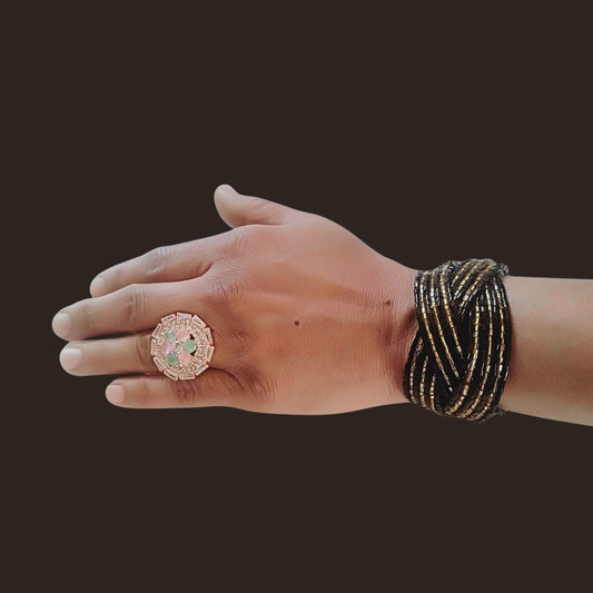 The Royal Signature "Elegance" Combo: Bracelet & Finger Ring